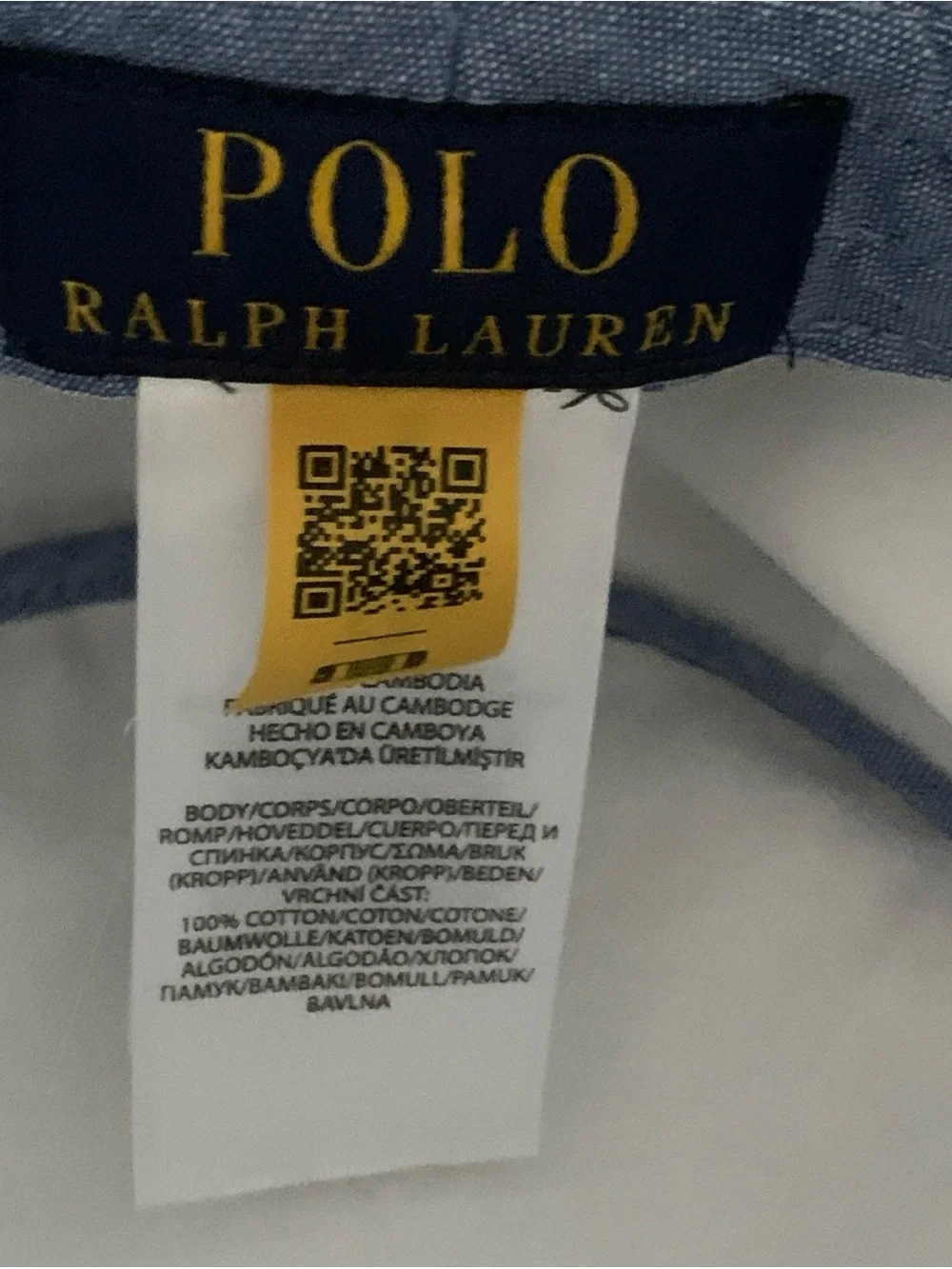 Polo Ralph Lauren Polo Bear Bucket Cap Hat - RL Europe Sz L/Xl